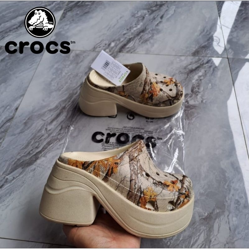 Crocs Siren Clog motif / sadal wanita / Crocs Siren
