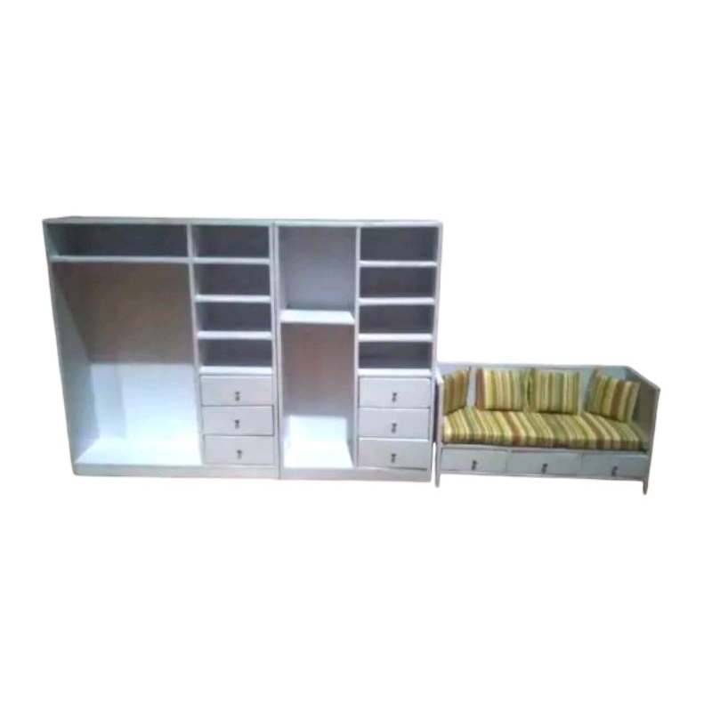 Miniatur Lemari & Sofa Barbie 1 Set