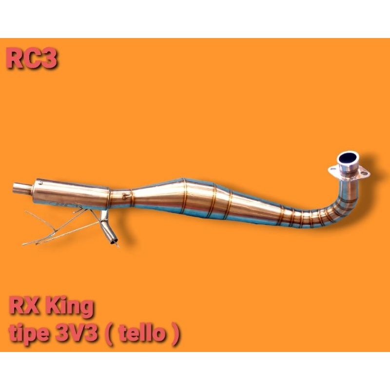 knalpot RC3 RX king tello 3V3 stenlis