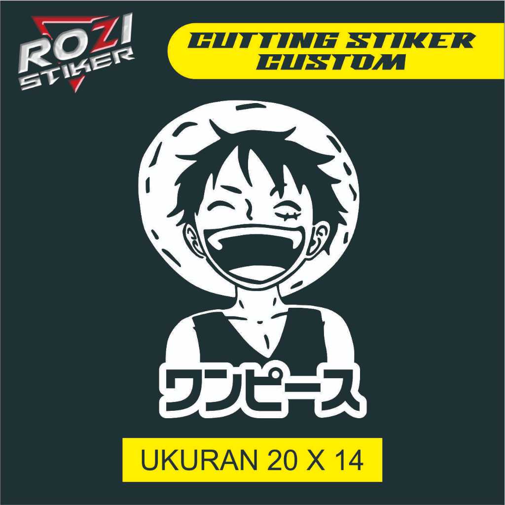 

STIKER CUTTING LUFFY ONE PIECE