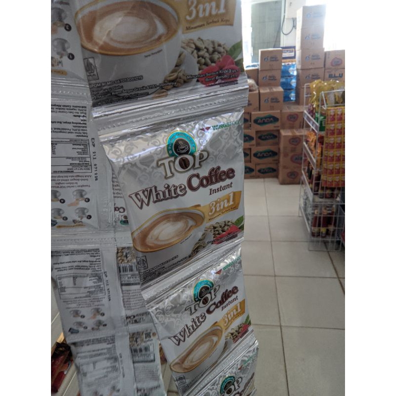 

Kopi Top White Coffee 1 Renteng