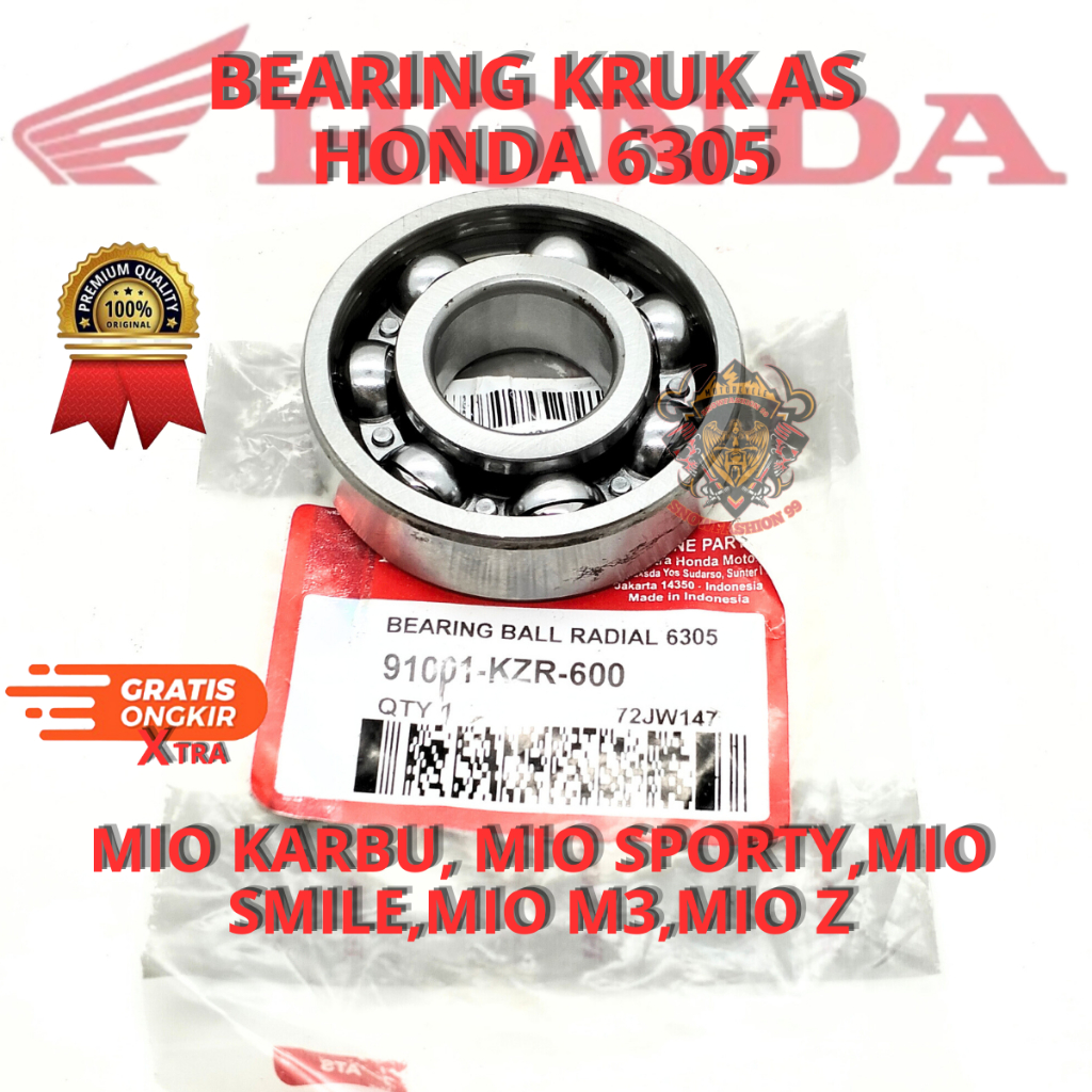 KLAHAR BEARING KRUK AS 6305 ASLI ORIGINAL HONDA AHM