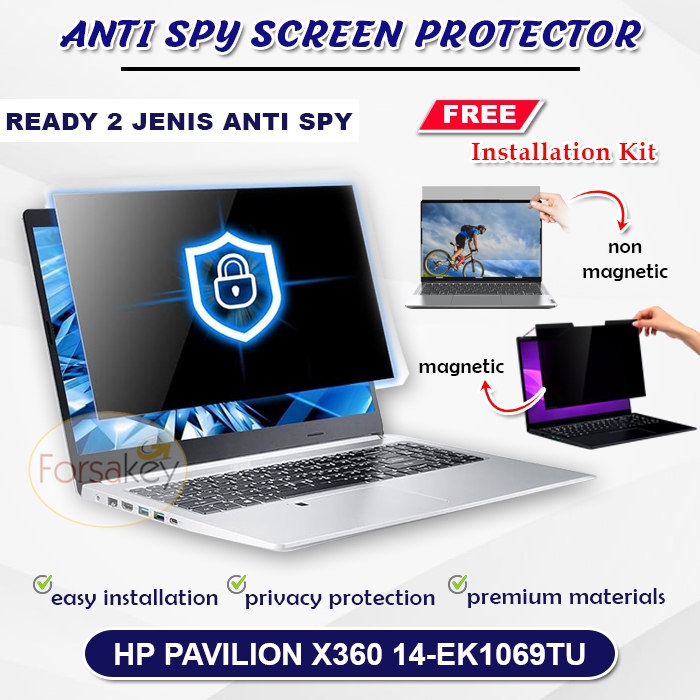 Laptop HP Pavilion Aero X360 2in1 2 in 1 14 Inch 14-EK 14-EK1069TU 1EK1069TU ANTI SPY Screen Guard P