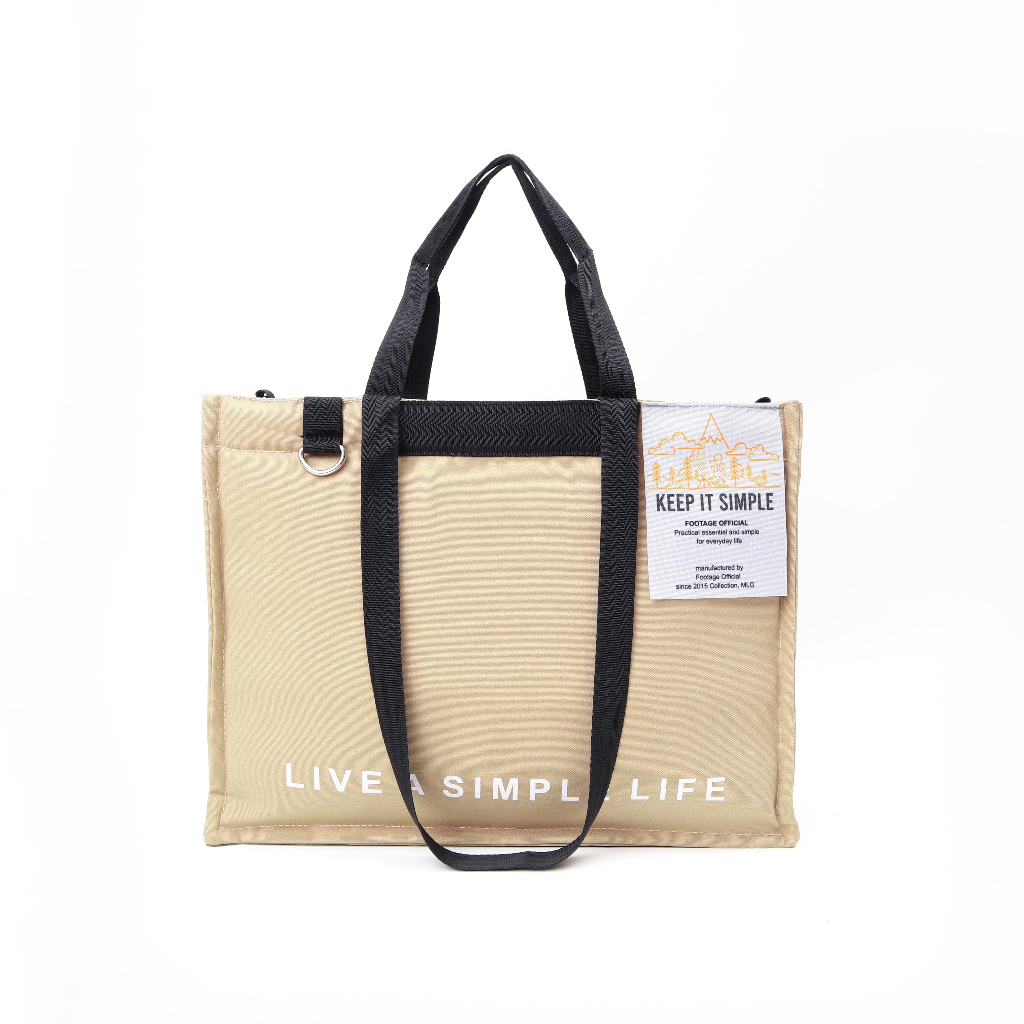 Tote Bag Sling Bag Multifungsi Tote Bag Pria Wanita Kanvas KANVAS