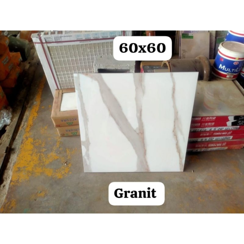 GRANIT LANTAI 60X60 BRANCA GOLD