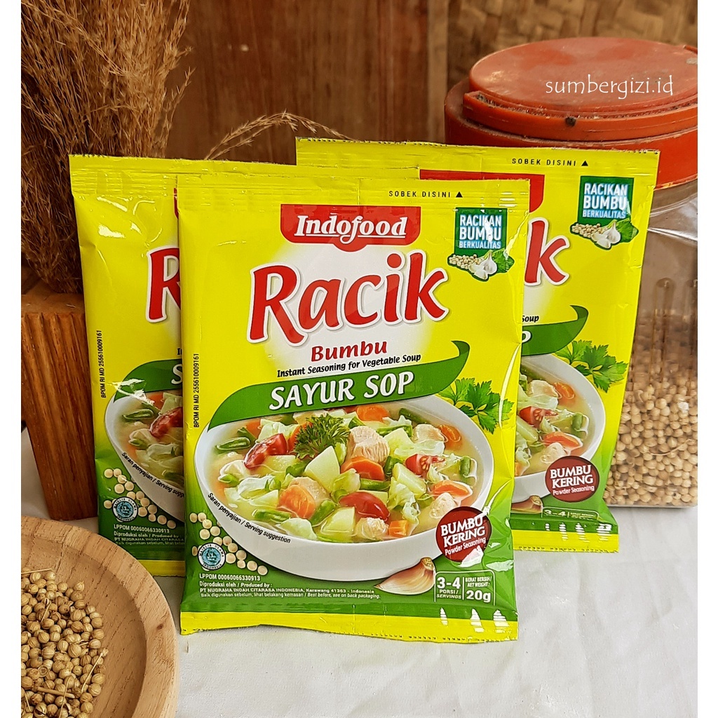 

Indofood RACIK SAYUR SOP isi 10 Sachet Bumbu Instan