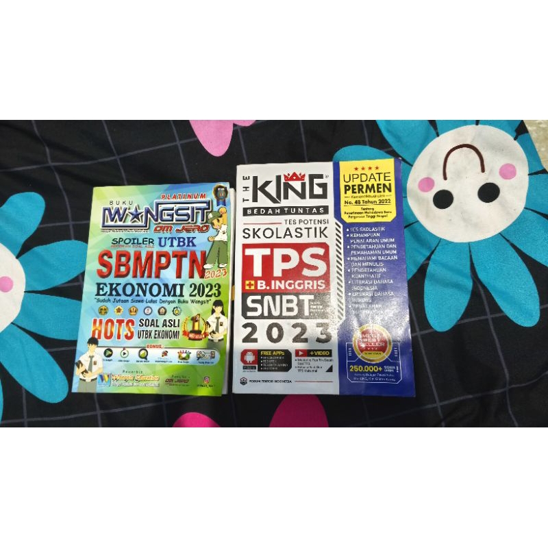 [ORIGINAL NO BAJAKAN PRELOVED] Buku SNBT The King 2023 & Wangsit Om Jero SBMPTN Ekonomi 2023