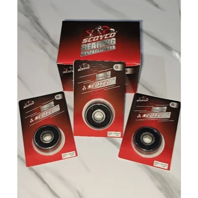 BEARING LAHER SCOYCO 6301-2RS PRESS (1dus-10pcs Rp 34.000) PROMO Cuci gudang