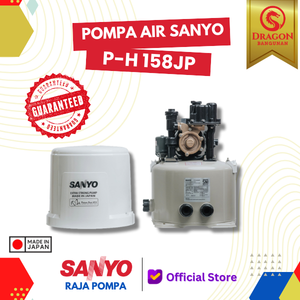 Pompa Air Sanyo PH 158 JP - Pompa Sanyo Sumur Dangkal Asli Jepang