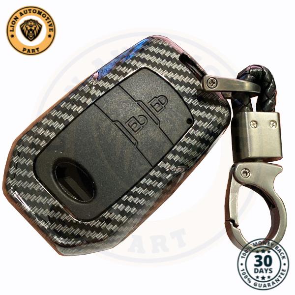 Cover Carbon Casing Smart Key Kunci Remote Toyota Innova Venturer