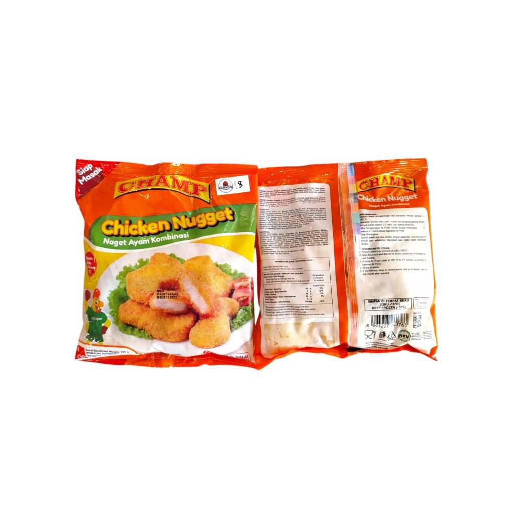 

CHAMP Naget Ayam Kombinasi 225gr