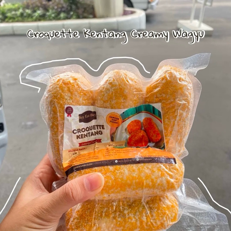 

Croquette kentang isi creamy wagyu