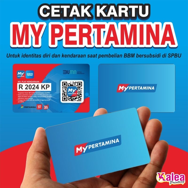 

Cetak Kartu My Pertamina Cepat Jadi, Cetak Kartu My Pertamina Termurah
