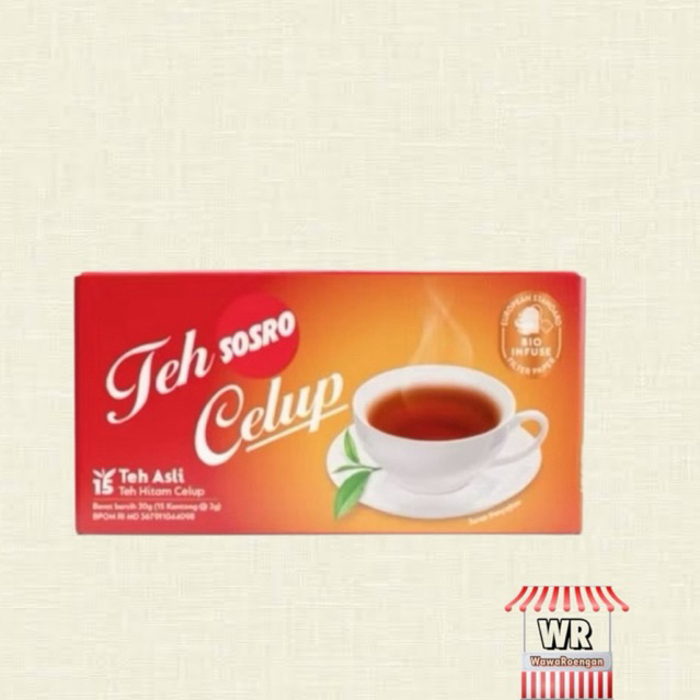 

Teh Celup Sosro Box Isi 15pcs Asli