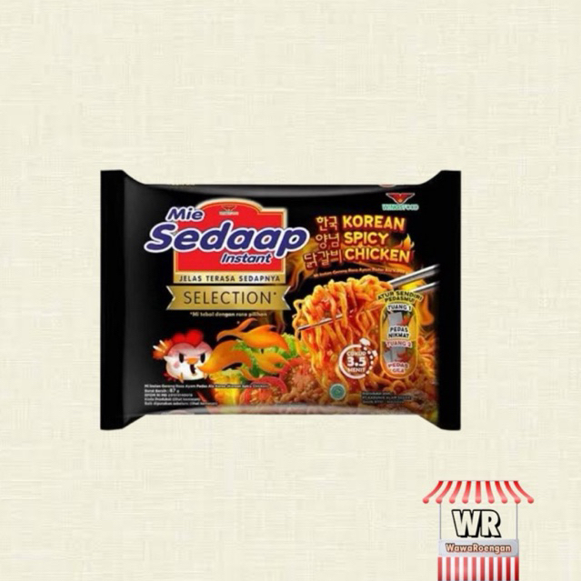 

Mie Sedap Mi Instan | Goreng Sedap Rasa Korean Spicy Chicken Per 1pcs