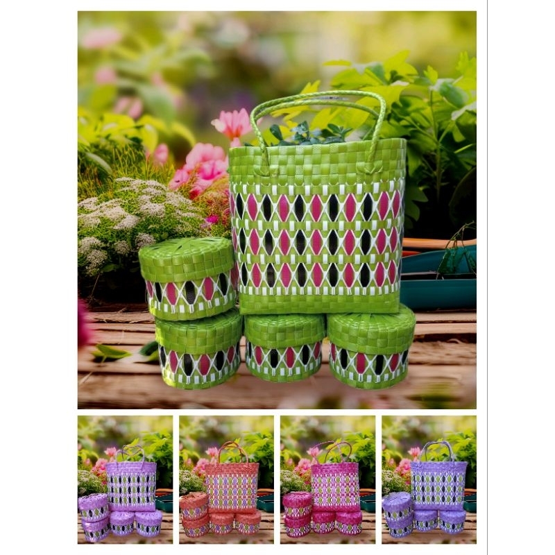 set keben bulat,set 4 keben 18cm