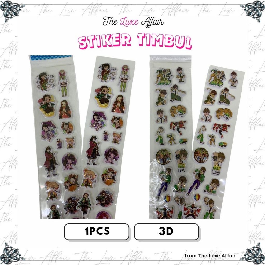 

Stiker karakter stiker timbul 3d stiker maianan anak cewe cowo