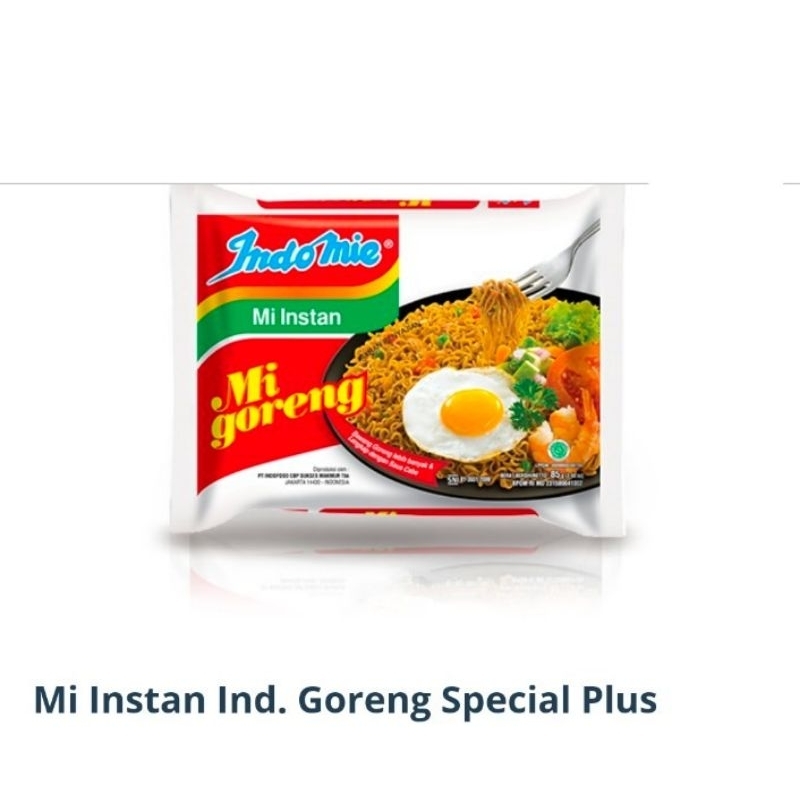 

Indomie Mi Goreng Special Plus