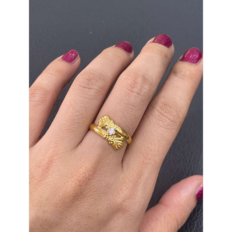 cincin model bangkok emas asli kadar 700