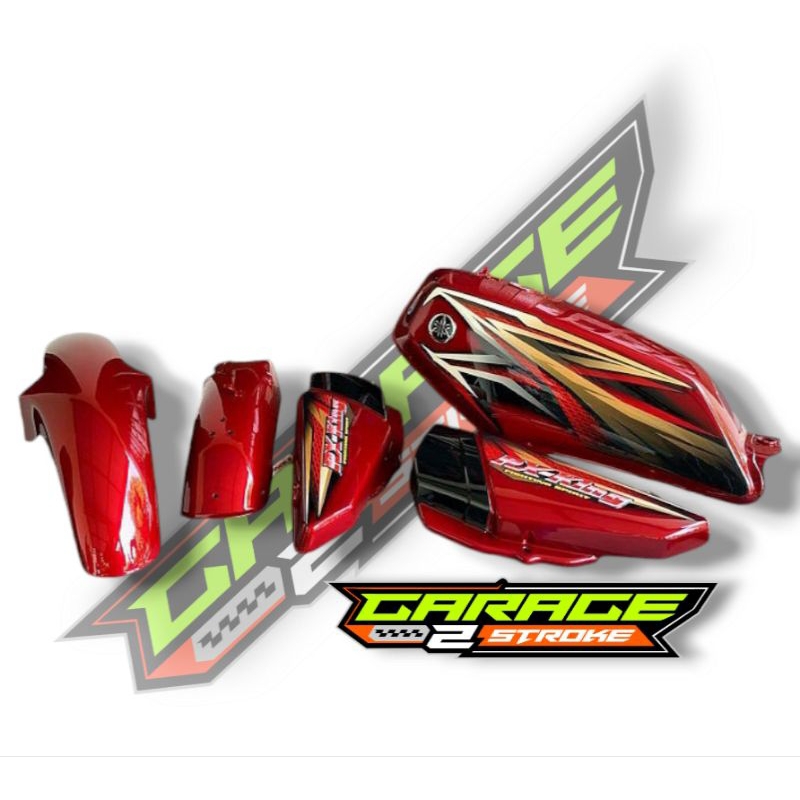 Body Bodi Set Yamaha RX King RXk Merah Glossy Tahun 2005