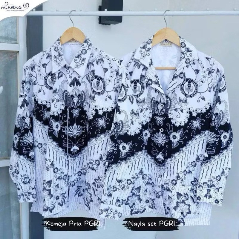 seragam batik pgri terbaru kusuma bangsa