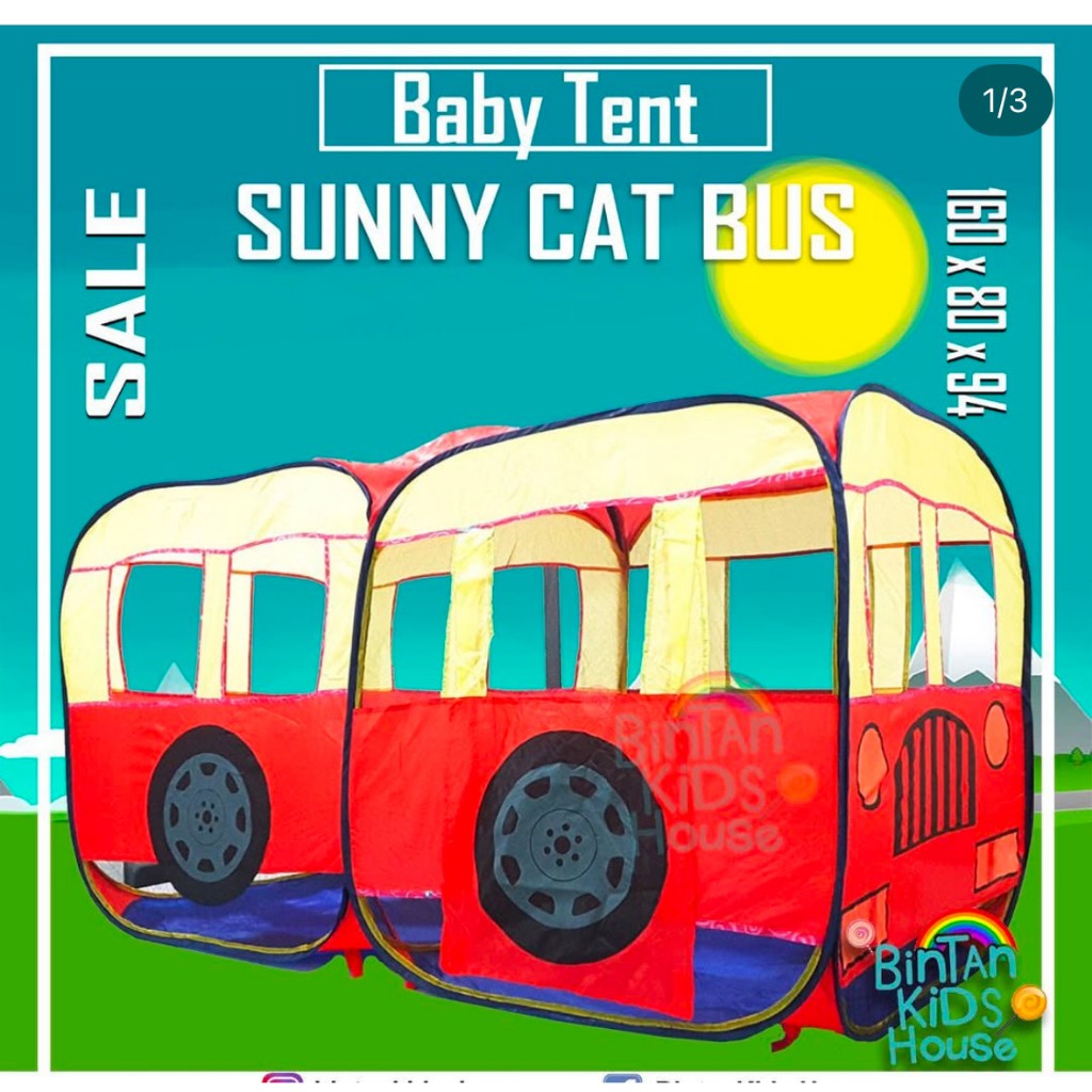 Tenda Anak Bus Tenda Mainan Bus Tenda Mainan Anak Baby Tent