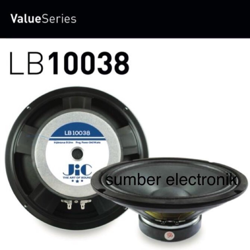 speaker 10 inch jic LB10038 middle LB 10038 Pc