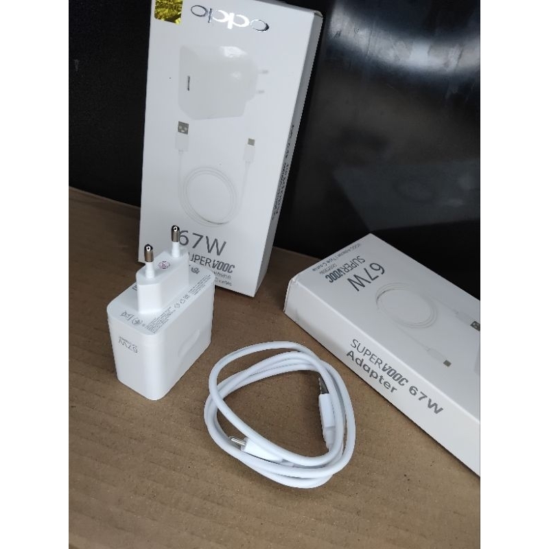 Carger Oppo 67watt Original Supervooc Charger Type C Oppo A77S Casan Oppo 67watt Charger Oppo tipe C