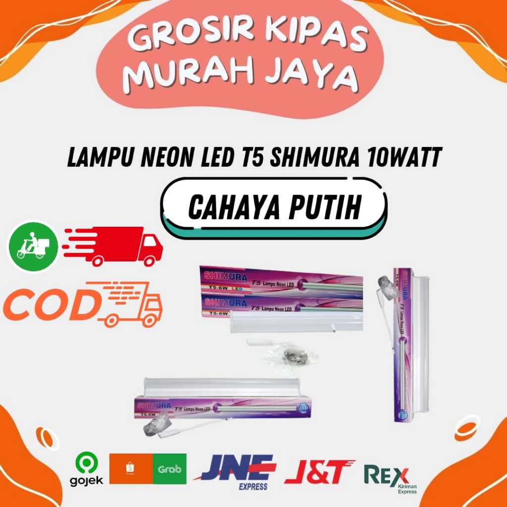 Shimura Lampu Neon LED T5 Shimaura 10 Watt