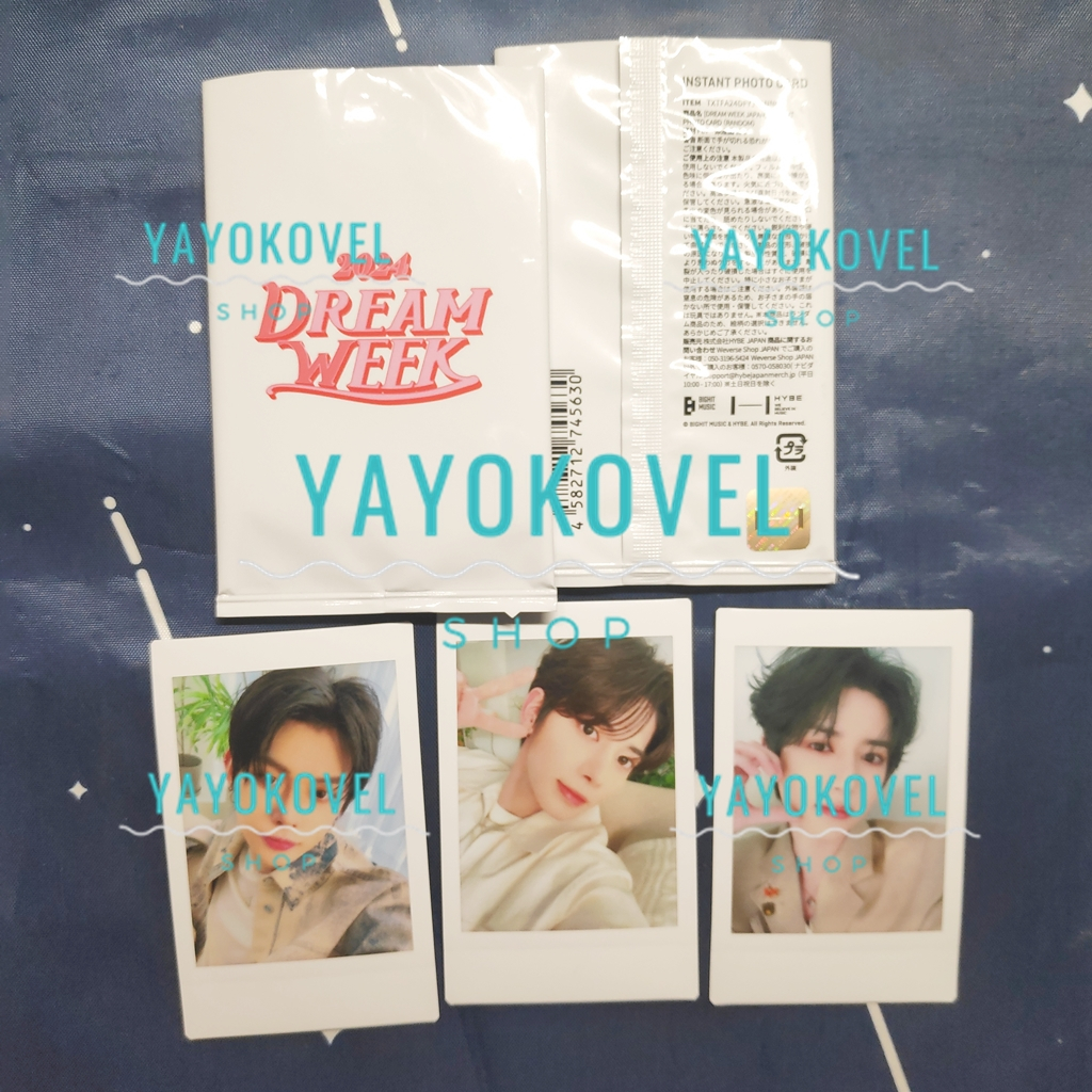 [READY] TXT 2024 DREAM WEEK JAPAN INSTAN PHOTOCARD