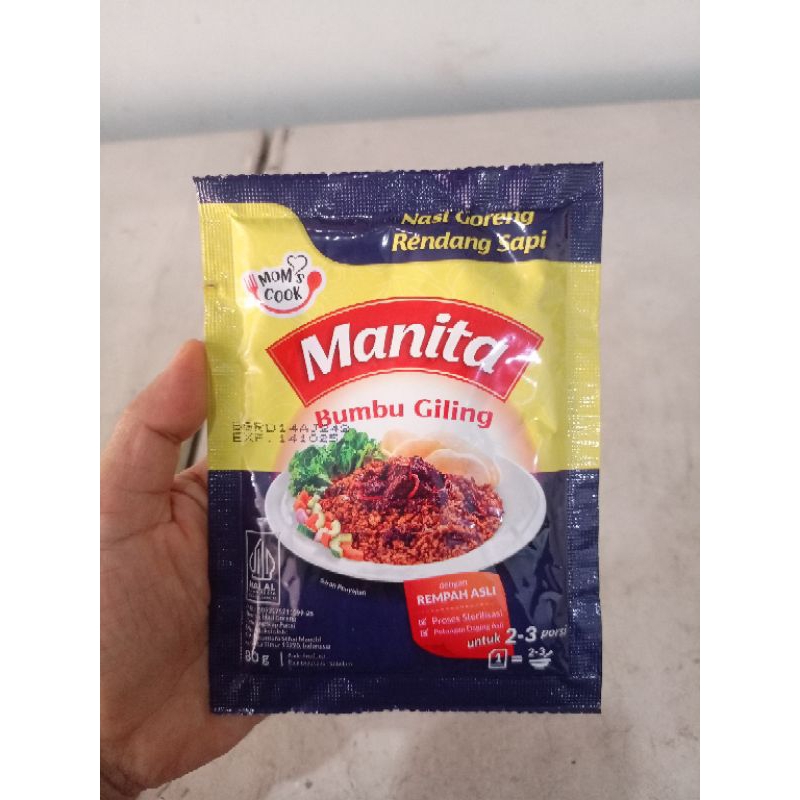 

Manita Bumbu giling Nasi goreng Rendang sapi