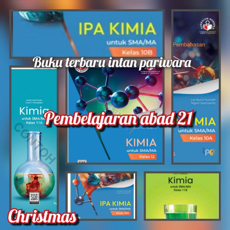 Buku lks/pr intraktif SMA Kimia kelas 10.11 dan 12 intan pariwara tahun 2025/2026