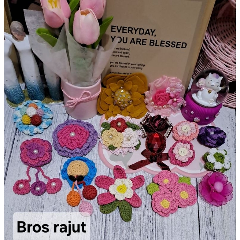 BROS RAJUT BUNGA MAWAR JUNTAI BOBA