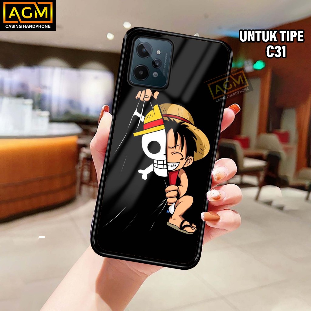 Case Realme C31  Terbaru Case kilau - New Case Glossy casing Hp Realme C31  [ANIME ONPICE] - AGM Cas