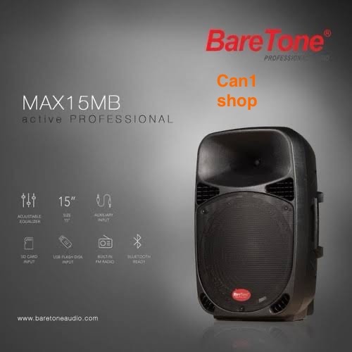 Baretone Max15mb Speaker Aktif 15 inch bluetooth Max 15MB Max 15 Mb