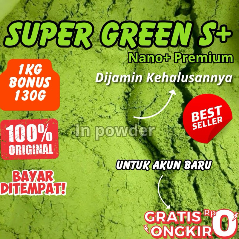 

(COD)bubuk purli daun purlik sg gred a+/s+ nano