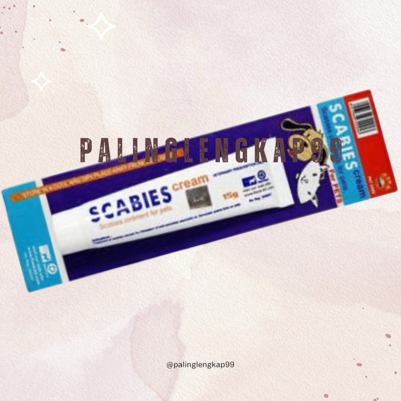 Scabies Cream - Salep Scabies Kucing Anjing Salep Jamur Aman Terjilat