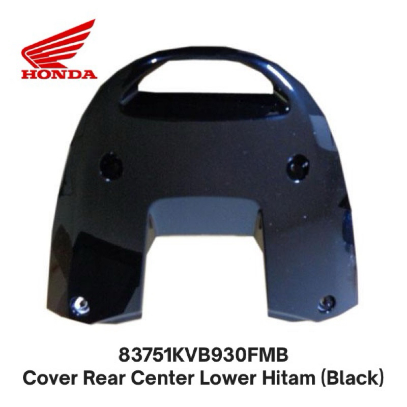83751KVB930FMB Cover Rear Center Lower Hitam (Black)