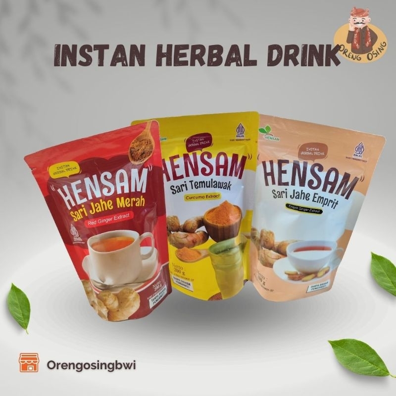 

ORENG OSING | Instan Herbal Drink Hensam 200gr