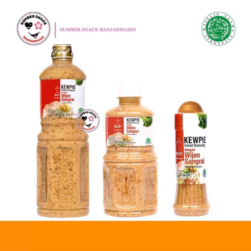 

Kewpie Salad Dressing Wijen Sangrai Roasted Sesame Botol (3 Ukuran)