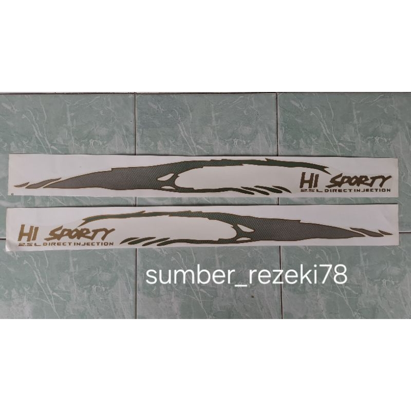 sticker stiker Isuzu panther Hi sporty/stiker panther Hi sporty