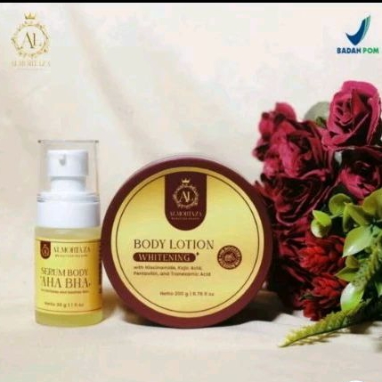 Body Lotion Whitening Almortaza Skincare Serum Aha Bha