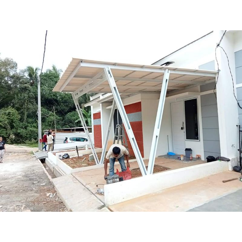 kanopi baja ringan atap alderon Rs