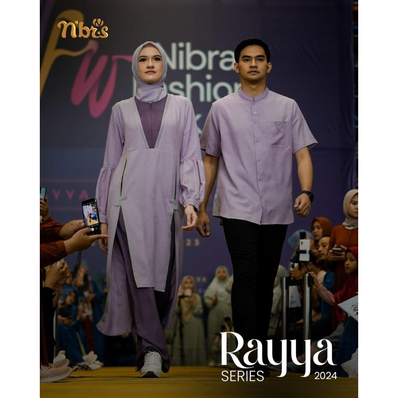 SALE 50% RAYYA SERIES NIBRAS HARMONY LIGHT LILAC SIZE LENGKAP. Sarimbit NIBRAS. couple nibras/ NB A9