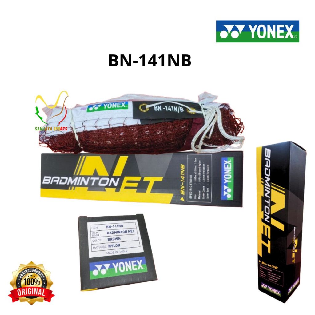 Net Yonex BADMINTON BULUTANGKIS NET YONEX BN 141 NB ORIGINAL