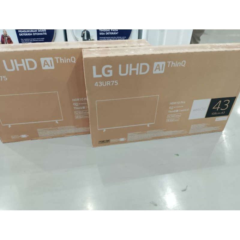 LG 4K Smart UHD AI ThinQ TV UR75 43" - 43UR7500 | 43UR7500PSC