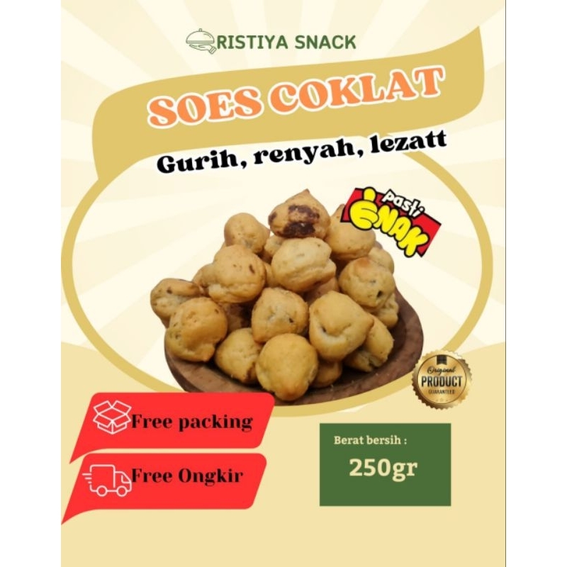 

Soes Coklat Lumer Snack favorit 250gr