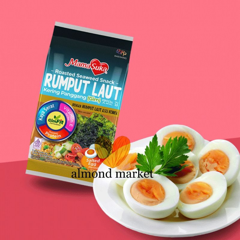 

Mamasuka Rumput Laut Panggang GIM 4,5gr Telur Asin