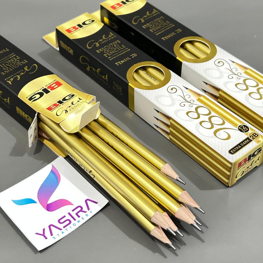 

SATUAN 1 PCS Pensil 2B Big Gold