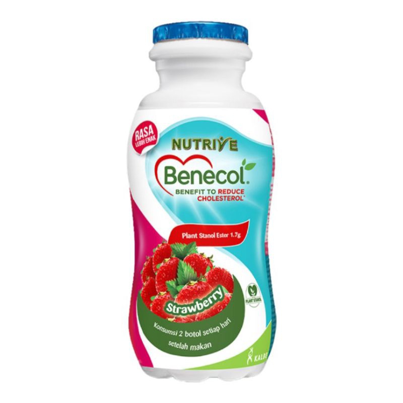 

Nutrive Benecol Stroberi Tanpa Gula 100 ml